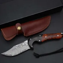 Коллекционные Дамасские Ножи с фиксированным лезвием утилита выживания складной походный нож охотничий нож для использования на открытом воздухе ИНСТРУМЕНТЫ EDC Мультифункциональные Ножи Инструмент