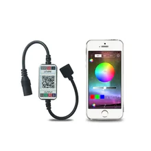 DC 12 в 24 в RGB Led контроллер приложение Bluetooth RGB музыкальный контроллер для светодиодной ленты светильник 5050 4 Pin мини RGB контроллер 5 V-24 V