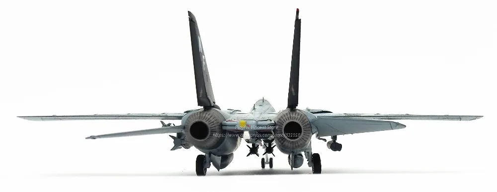 Бутик 1: 72 США F-14A корабельный Истребитель модель самолета из сплава VF-154 Сборная модель