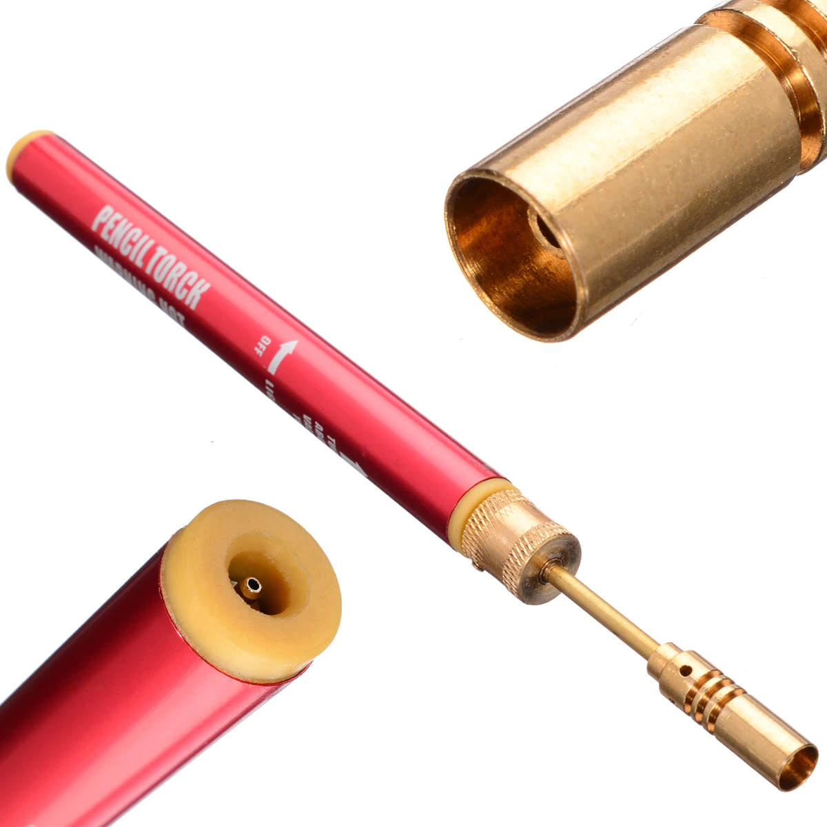 New Metal Gas Blow Tool Welding Torch Gun Mini Soldering Solder Iron Cordless Welding Pen Burner For Hot Air Blower