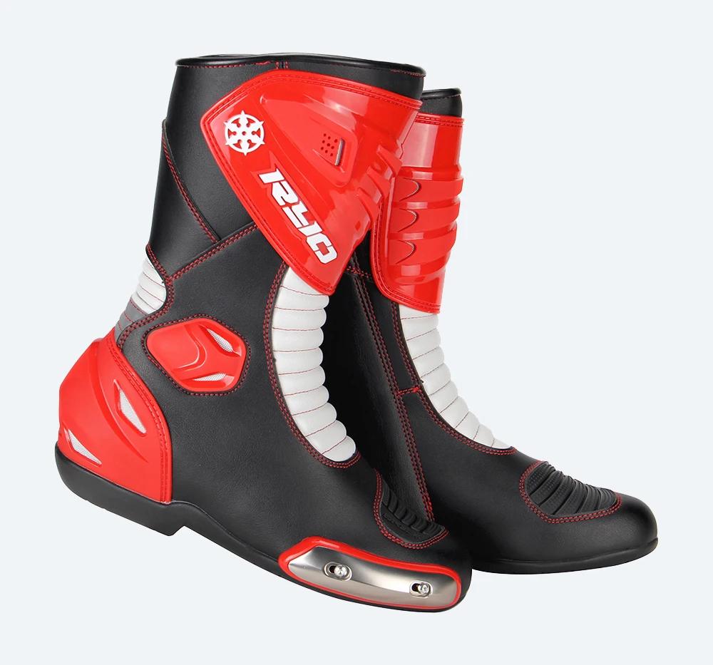 RYO Мужские ботинки в байкерском стиле, гоночные ботинки для мотокросса, мотоботы, обувь для мотоциклистов