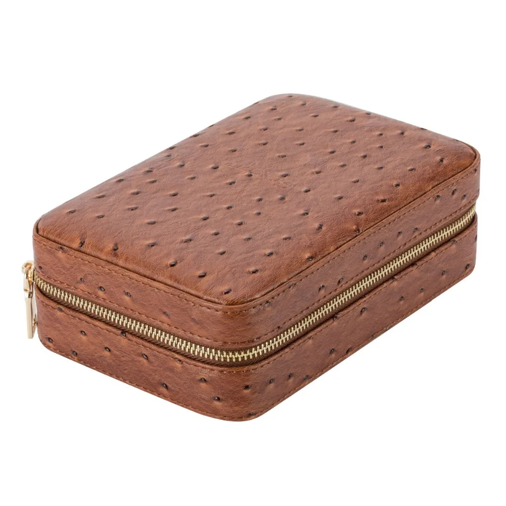 Scotte Portable Travel Cigar Humidor Case (Holds up to 4 Cigars