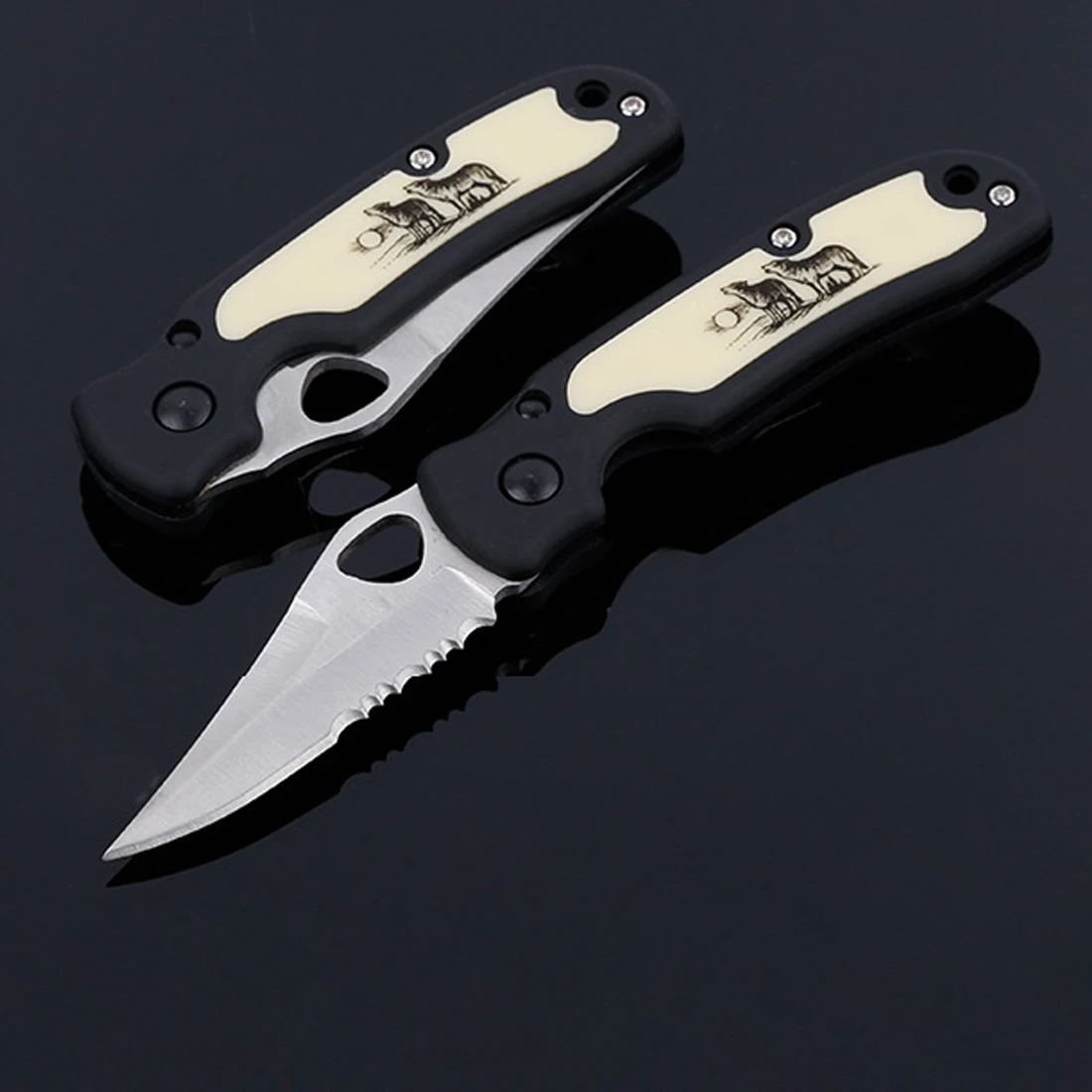Креативный изысканный Мини Складной нож 440C Лезвие портативный Походный нож для выживания на открытом воздухе тактические охотничьи карманные ножи
