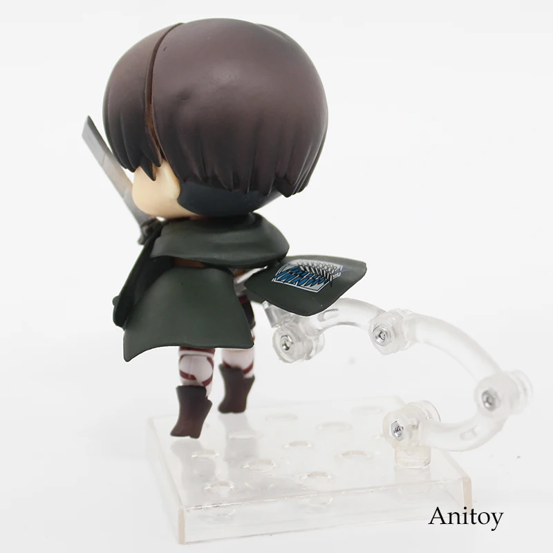 Атака на Титанов Nendoroid 390 Shingeki no Kyojin Скаутинг Легион Леви риваиль ПВХ фигурка Модель Коллекция игрушек KT036