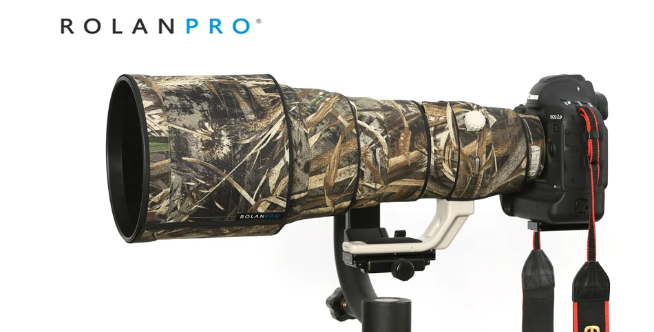 

ROLANPRO Waterproof Lens Coat Camouflage Rain Cover for Canon EF 400mm F/2.8 L IS II USM Lens Protective Sleeve Outdoor Case