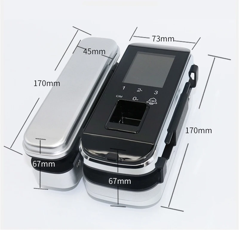 Fingerprint lock for glass door (1)