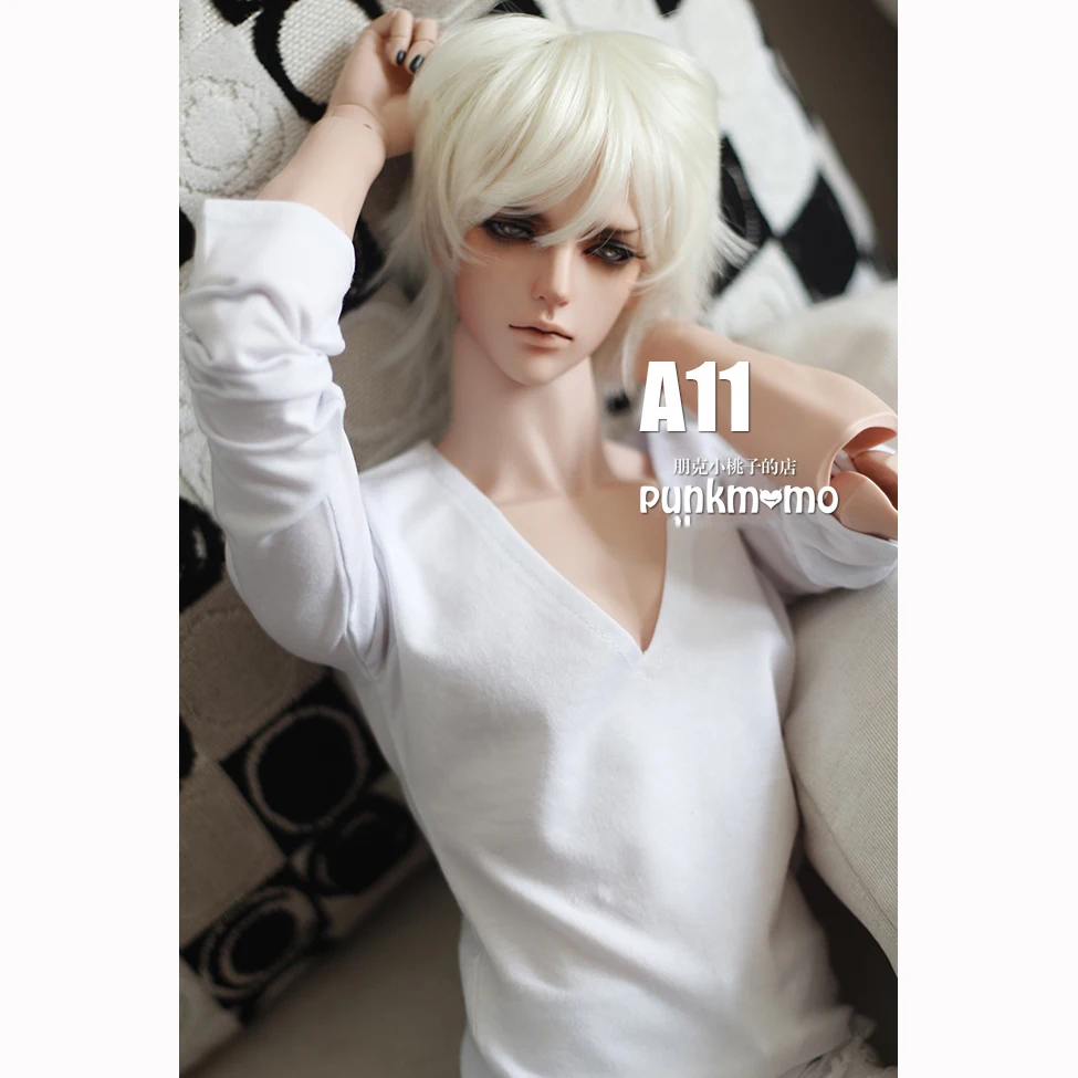 Allaosify Bjd парик/SD как мальчик кукла белые короткие вьющиеся волосы 1/3 высокая температура куклы парики bjd волосы