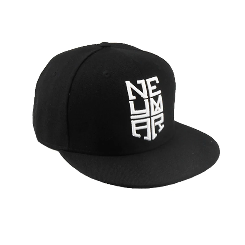 Unisex Letter Embroidery Baseball Cap Neymar Da Silva Hip Hop Hat Outdoor Sports Sun Flat Neymar Fashion Metal Snapback CP0101 (2)