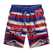 Сёрфинг дрейфующих Плавание Лето Шорты для женщин Для мужчин Дизайнер Флаг печати Пляжные шорты Для мужчин