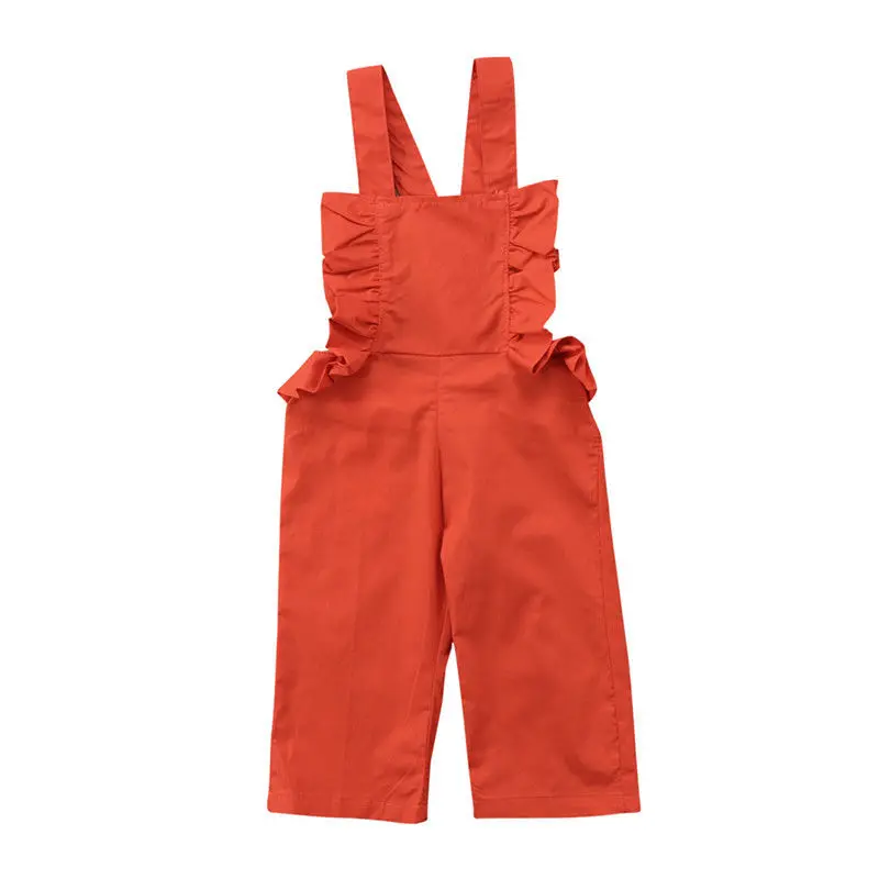 girls orange jumpsuit
