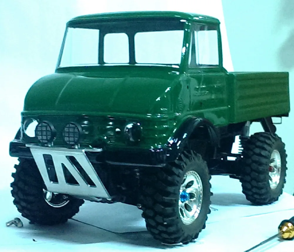RC металлический бампер светодиодные фонари Бар pad для 1/10 весы Tamiya CC01 Cruiser/FJ40 Ford