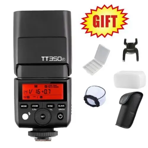 

Godox Mini TT350F TT350 2.4G TTL Camera Flash Speedlite for Fuji XT20 XT2 XA1 XT10 XA2
