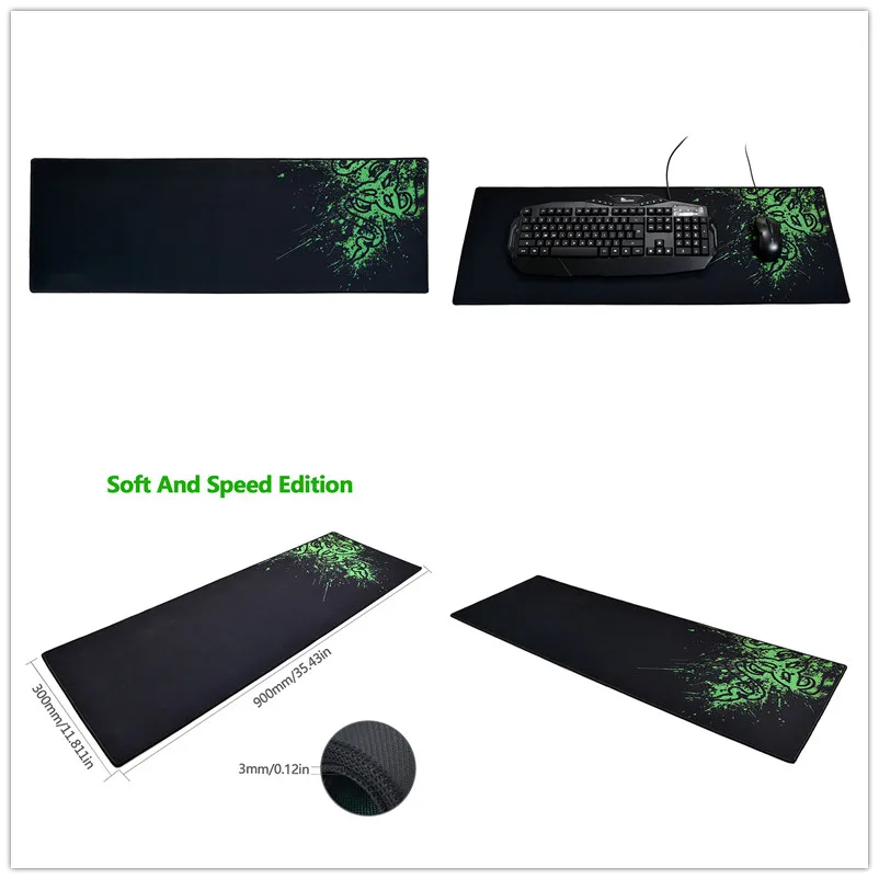 Hot 1PC Extra Large Mouse Pad Old World Map Gaming Mousepad Anti-slip Natural Rubber Mat with Locking Edge | Компьютеры и офис