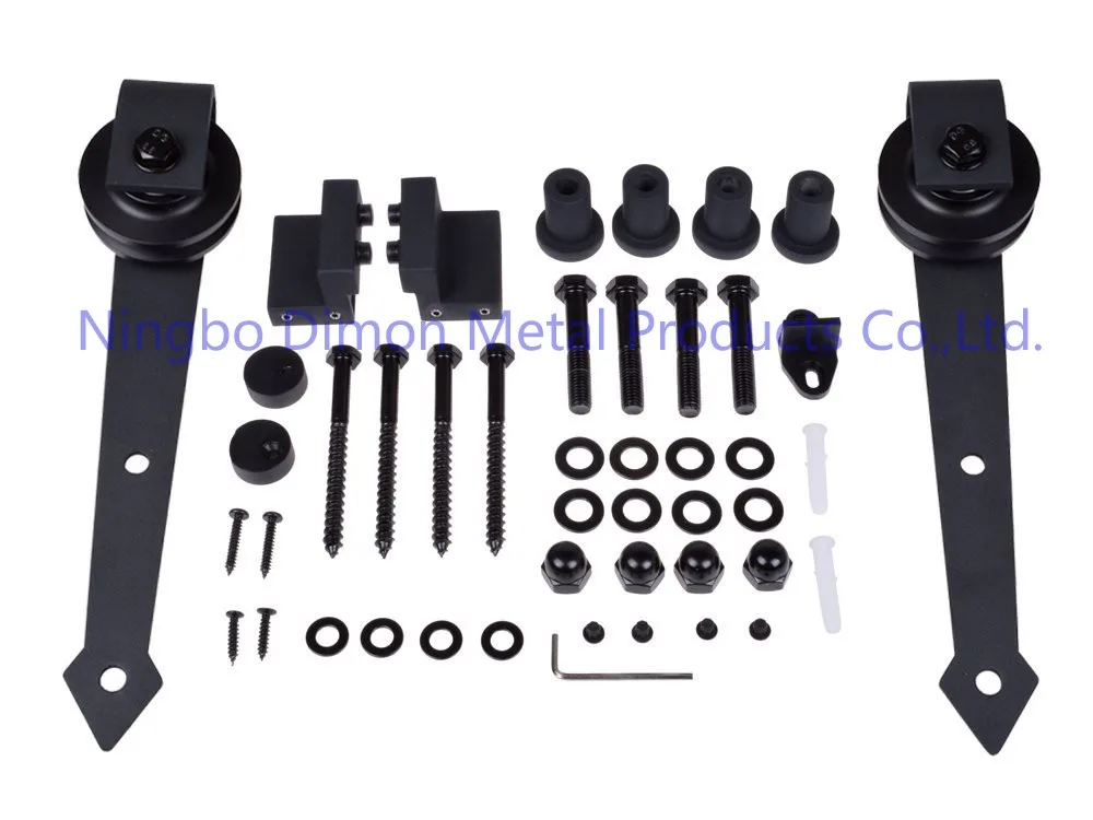 Billige Dimon angepasst schiebetür hardware Amerika stil schiebetür hardware DM SDU 7204 ohne gleitbahn