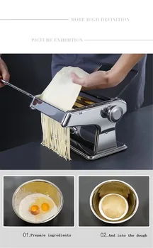 

Manual Stainless steel dumpling wrapper three knives noodle machine