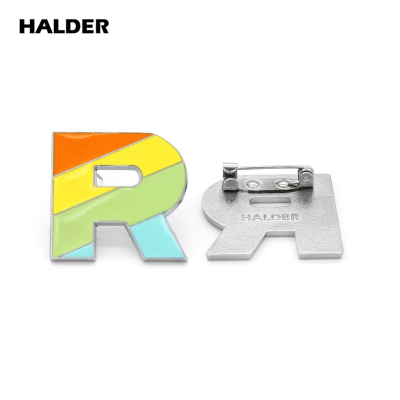 BR0028 HALDER Team Rainbow Rocket Team череп значок сплав металлическая брошь булавка для женщин и мужчин нагрудная булавка рюкзак сумки детские подарки