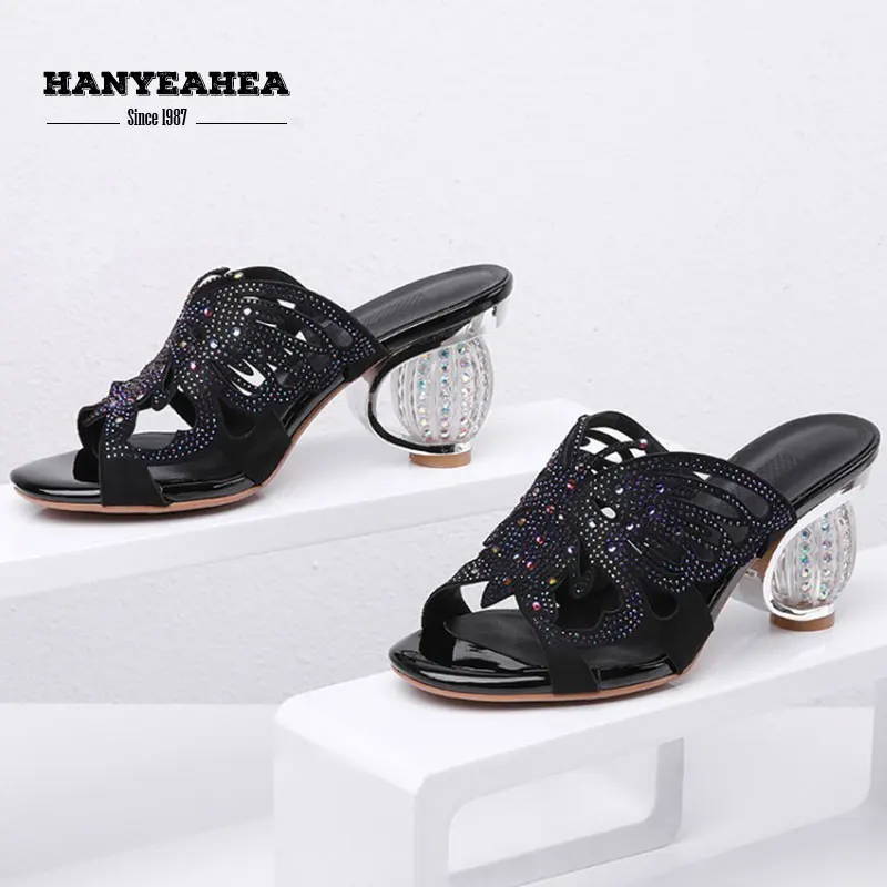 

Rhine Stone Women's Summer Shoes Casual Fashionable Women's Heels Fashion Personality Rhine Stone Women's Summer Shoes
