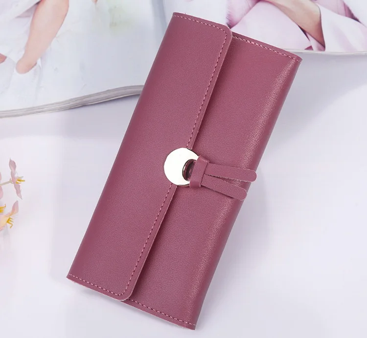 MJ Women’s Wallets Women Fashion Leather Wallet Leisure Clutch Ladies Bag Long Purses Card Holder Wallet Money Bag (13)