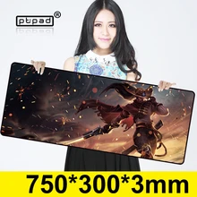 Yasuo 750*300mm gaming mouse pad Rubber Computer large mouse pads Laptop Keyboard mat for League of Legends LOL free shipping