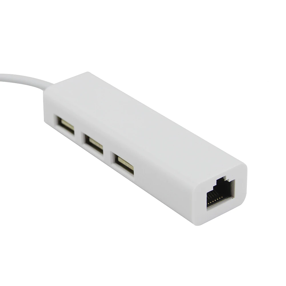 CHYI Мульти USB C концентратор с 3 портами (стандарт 2 0 Порты и разъёмы s JR45 Ethernet