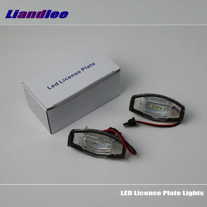 

Liandlee Car License Plate Lights For Honda Civic VII VIII 2001-2014 Auto Number Frame Lamp Bulb LED Illumination Accessories