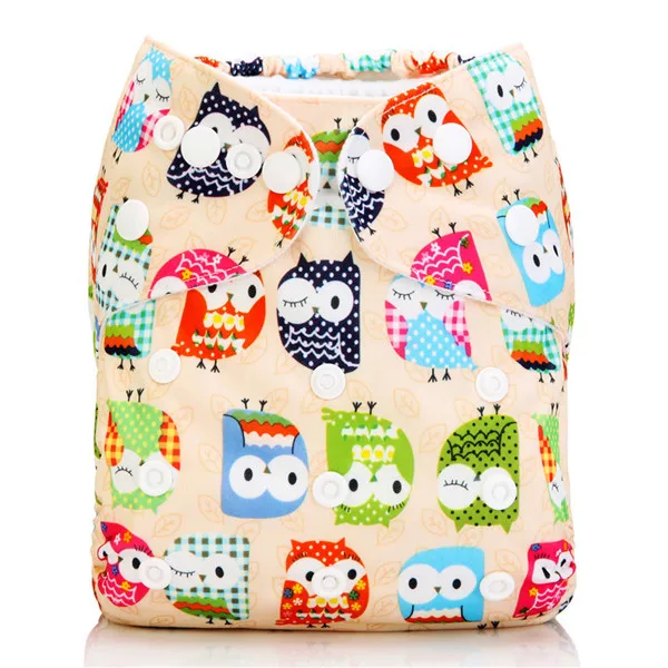 Baby Cloth Diaper Washable Reusable Pocket Cloth Nappy Adjustable Waterproof Baby Cloth Bamboo Charcoal Diaper Cover Insert - Цвет: 12