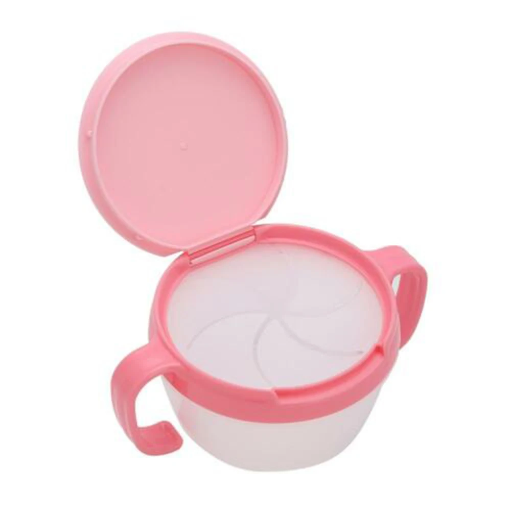 

Useful Baby Double Handle Small Bowl Anti-sprinkling Design Baby Snack Cans Snack Cup Baby Biscuit Baby Care Products Supplies