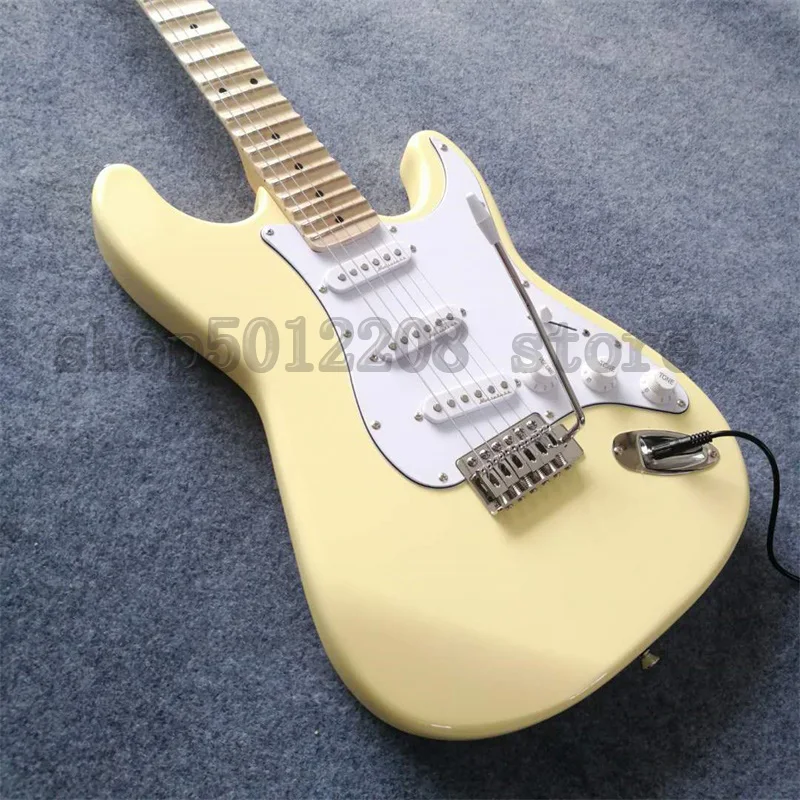 

ST Electric Guitar Scalloped Maple Fingerboard 21 Frets Professional groove High Quality Yngwie Malmsteen Cream Guitars