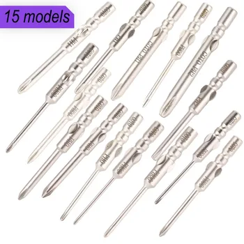 

5Pcs S2 Steel Magnetic Precision Philips Screwdriver Bits Set Cross Tip Hex Screwdriver Screw Hand Repair Opening Tools