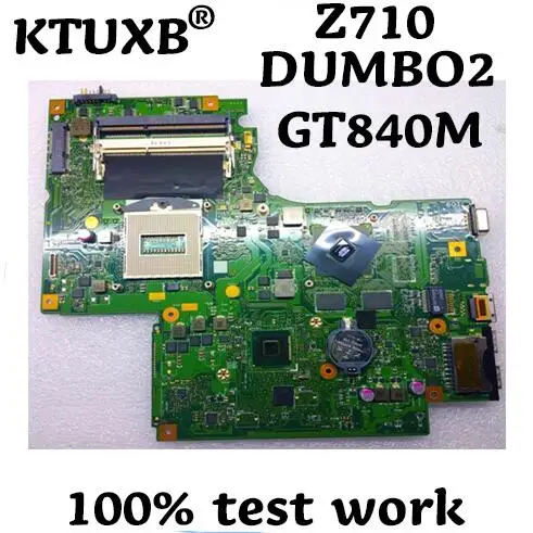 KTUXB DUMBO2 REV2.1 для lenovo Ideapad Z710 Материнская плата ноутбука HM87 PGA947 DDR3 GT840M 2 ГБ комплексное тестирование качества