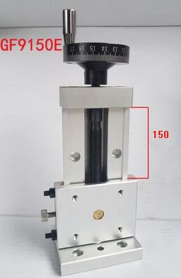 Прецизионный вертикальный слайд ласточкин хвост слот винт скольжения этап Z-axis платформы - Цвет: GF9150E