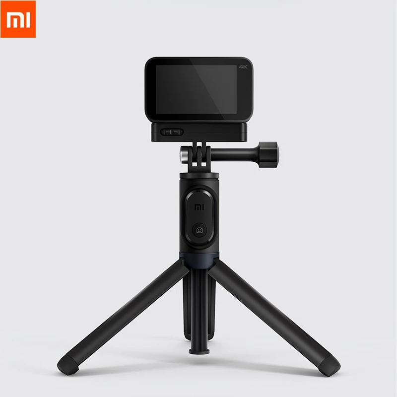 

Original Xiaomi Tripod Selfie Stick Bluetooth Remote 360 Rotation Lightweight Foldable For Xiaomi Mini Sport Action Camera 4K