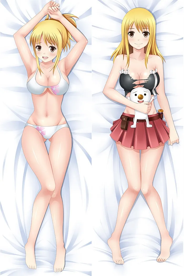 Милые японские аниме подушки Фея хвост Lucy Heartphilia купальник сексуальный Dakimakura декоративные обнимающие Тела Наволочки Чехол