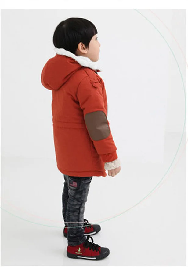 Kids Boy Winter Coat Long Sleeve Hooded Children Boy Jacket Parkas 3 6 8 10 12Years Patchwork Fashion Teenage Kids Clothes