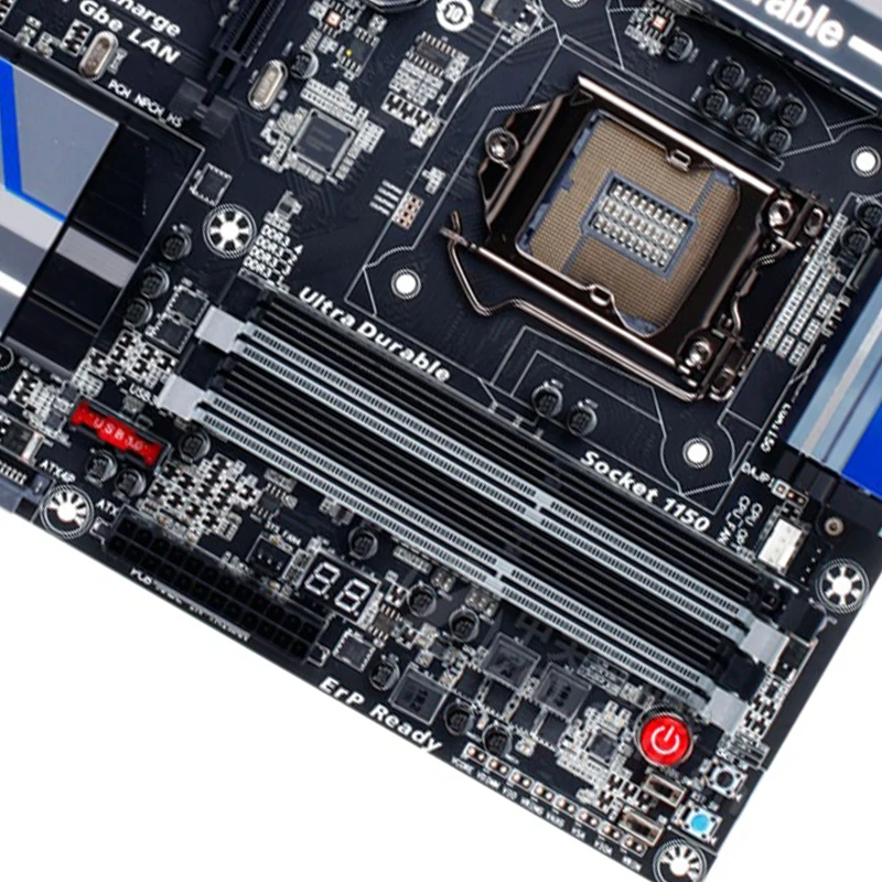 GIGABYTE GA-Z87X-UD3H рабочего Материнская плата LGA1150 i3 i5 i7 DDR3 USB3.0 блок питания ATX