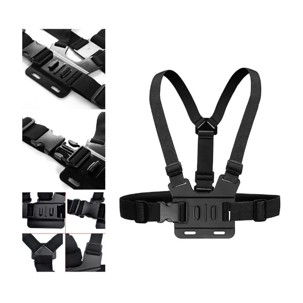 Action accessories kit for Chest Strap Belt Head Strap Set Mount 360 Degrees Rotation Wrist Strap For Gopro Hero 2 3 4 5 6