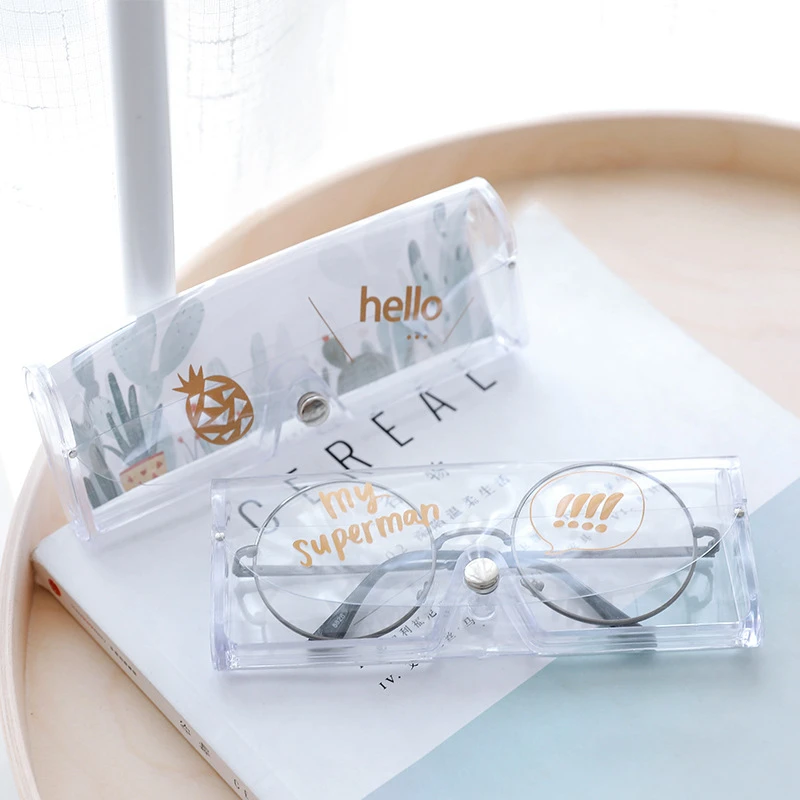 Cartoon PVC Eye Glasses Box Eyewear Security Portable Protection Storage Suitcase Cute Fashion Woman Mini Girl Organizer Case Cartoon PVC Eye Glasses Box Eyewear Security Portable Protection Storage Suitcase Cute Fashion Woman Mini Girl Organizer Case