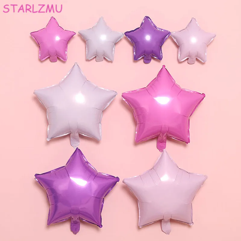 

STARLZMU 5PCS Dream Star Balloons Birthday Helium Pink Balloon Birthday Party Decorations Adult Globos 1st Birthday Decor Balony