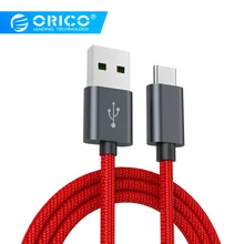 ORICO этой компанией Тип C USB Дата-кабель для быстрой зарядки и Переходный кабель передачи данных для samsung Oneplus 6 huawei P10