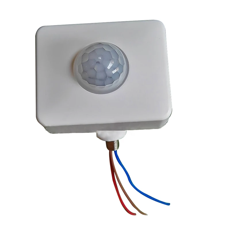 Высокое качество автоматический 10 мм 12 мм AC 85-265 в безопасности инфракрасный датчик движения из pir детектор настенный светодиодный светильник Открытый 160 градусов - Цвет: 12MM White