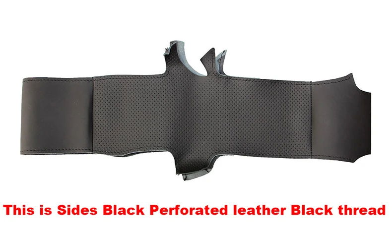 Mewant-Black-Artificial-Leather-Steering-Wheel-Cover-for-Volkswagen-VW-Golf-7-Mk7-New-Polo-Jetta-7