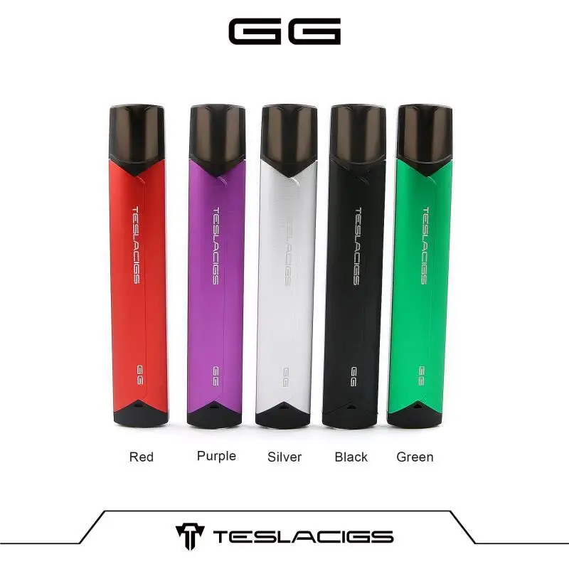 

Original Tesla GG Vaping Mod E Cigarette Bluetooth Pod Kit 380mAh Battery 2ml Cartridge Teslacigs Electronic Cigarette Vaporizer