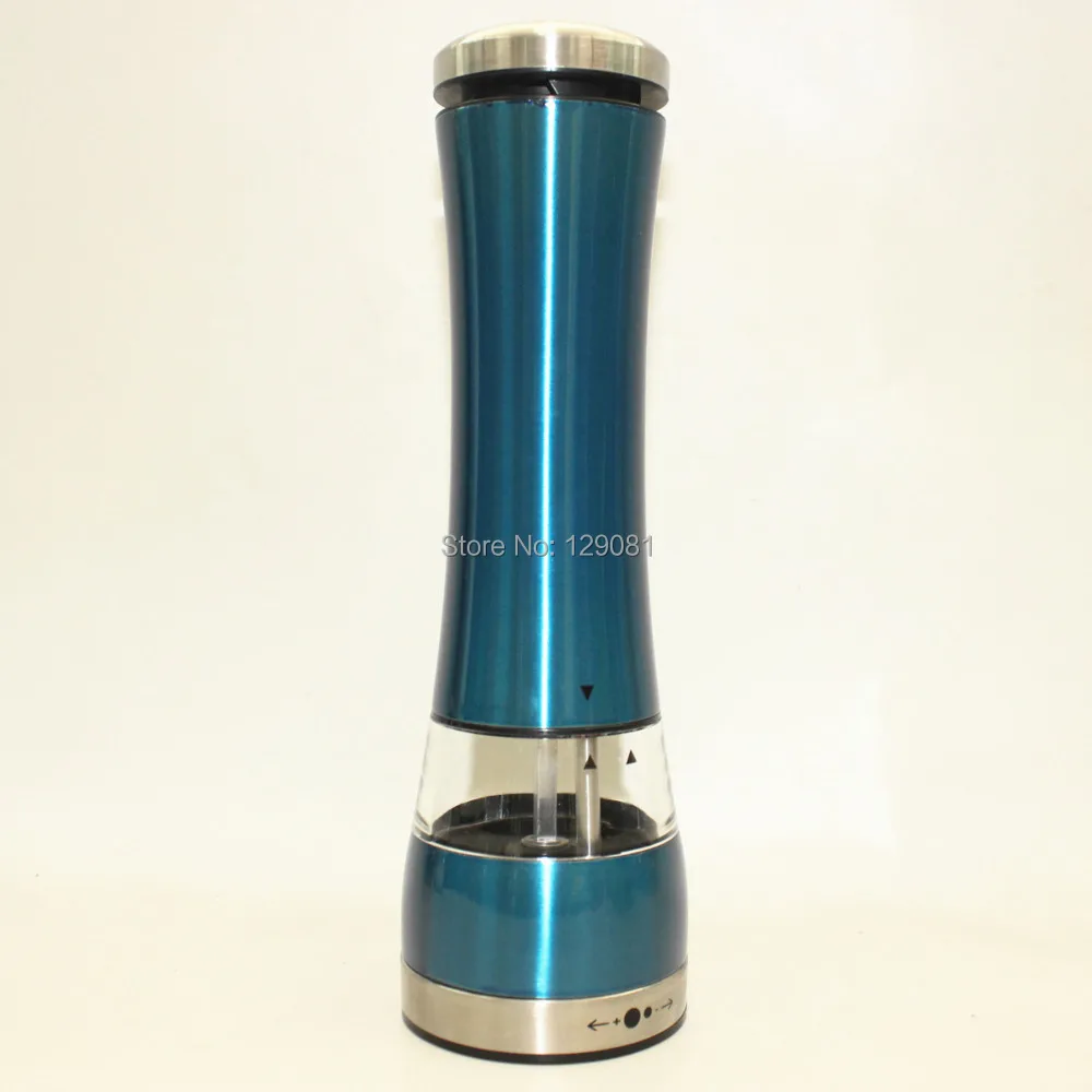 2016 stainless steel electric blue pepper millpepper millblue pepper