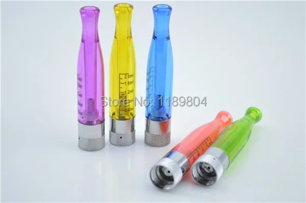 

leiqidudu Electronic Cigarette EGO H2 Atomizer vapor H2 Clearomizer Fits on EGO Battery e cigarette