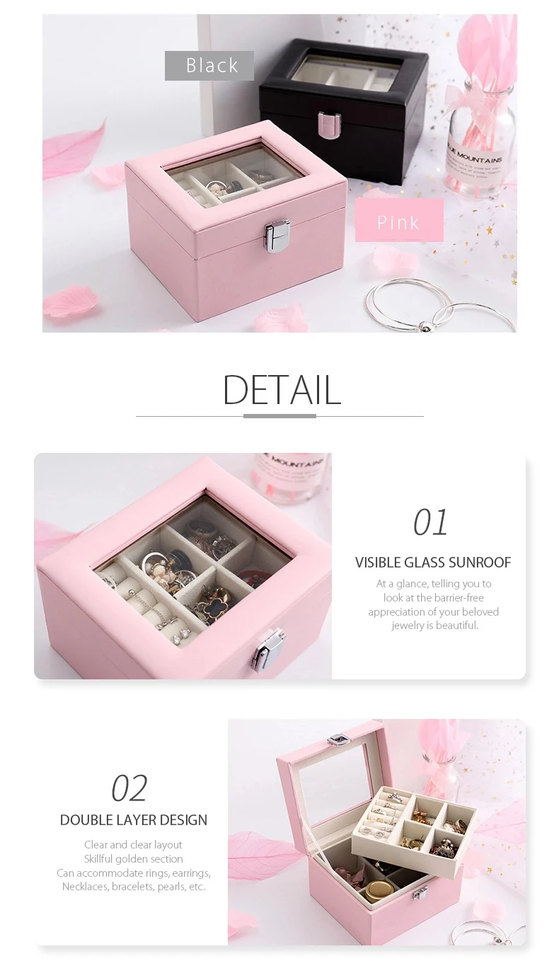 Jewelry Display Velvet Gray Carrying Case (6)