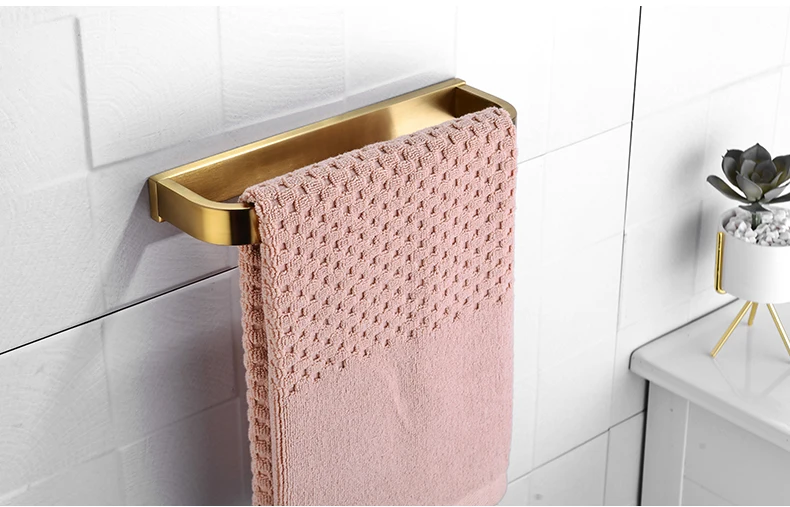 Кольцо для полотенец матовый золотой держатель для полотенец для ванной старинная стойка для полотенца Золото Нержавеющая сталь вешалки для полотенец квадратный стиль золото
