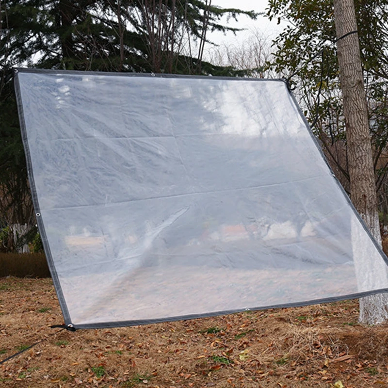 Cubierta de lona impermeable para invernadero, cubierta gruesa de 0,12mm para jardín, bonsái, flores, plantas suculentas, para mantener el calor, toldos|Cubiertas de plantas| - AliExpress