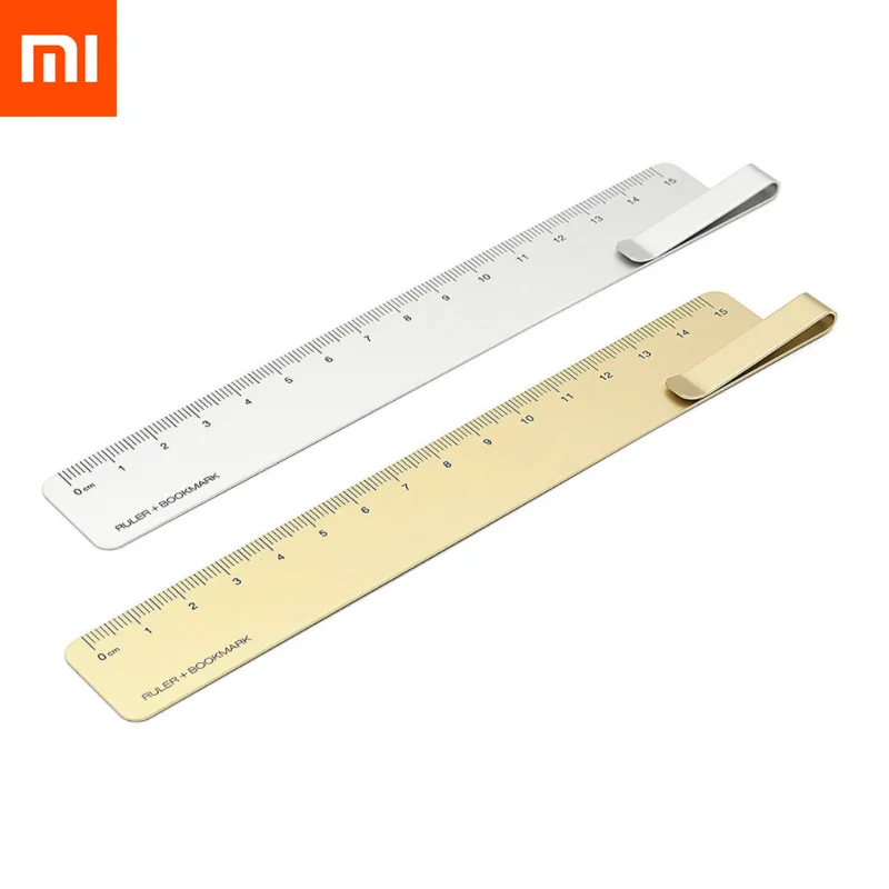 

Xiaomi Mijia Kaco Metal Rule 15cm Straight Sewing Foot Stainless Steel Tool Kaco Precision Ruler + Bookmark for Office Travel