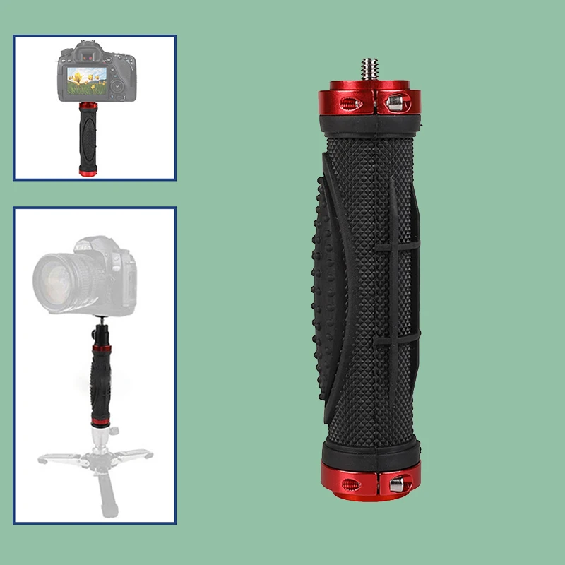 

For DSLR Camera Video LED 1/4'' Handle Grip Stabilizer Holder Stand Handheld Tripod
