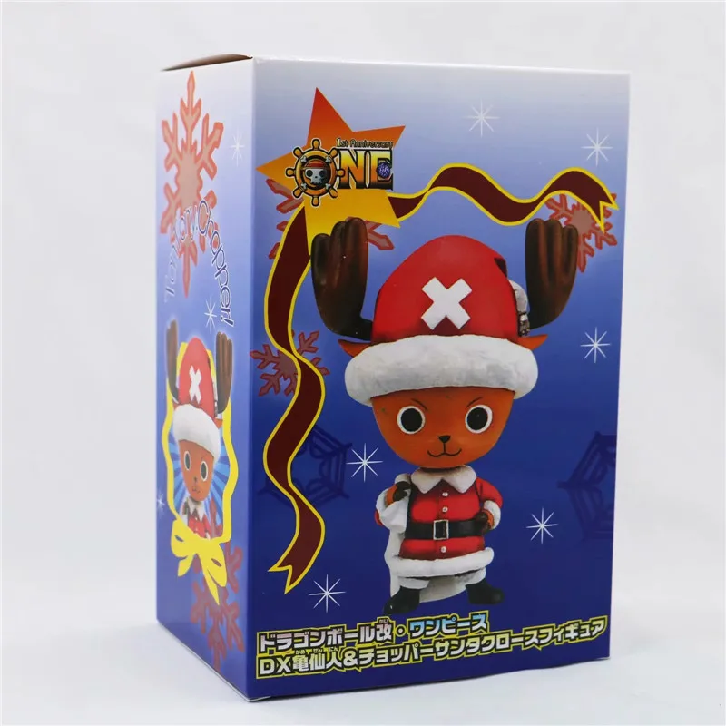 New Christmas One Piece Chopper Action Figure Toys Kawaii Anime Xmas Sled Chopper Figuras Dolls Brinquedos Gift 10cm  (17)